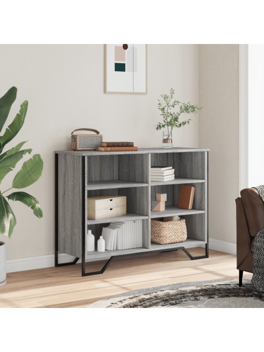 Kumode, pelēka ozolkoka, 101x35,5x74,5 cm, inženierijas koks