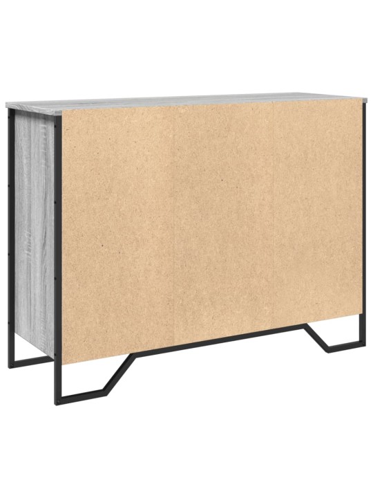 Kumode, pelēka ozolkoka, 101x35,5x74,5 cm, inženierijas koks