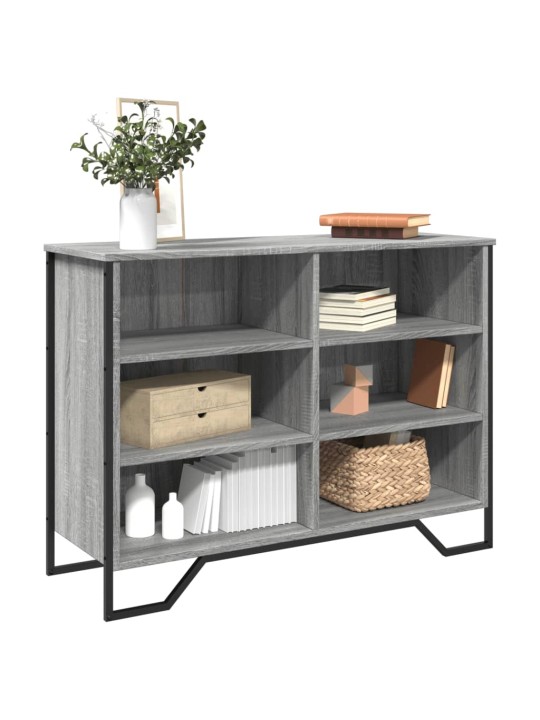Kumode, pelēka ozolkoka, 101x35,5x74,5 cm, inženierijas koks