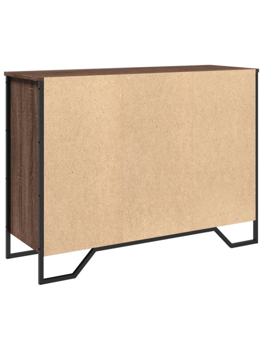 Kumode, brūna ozolkoka, 101x35,5x74,5 cm, inženierijas koks