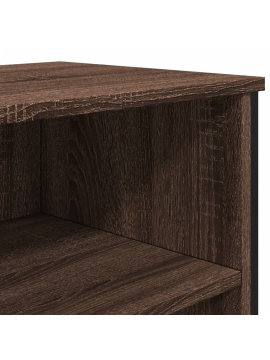 Kumode, brūna ozolkoka, 101x35,5x74,5 cm, inženierijas koks