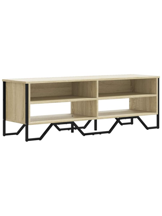 Tv skapītis, ozolkoka krāsa, 122x34x41 cm, inženierijas koks