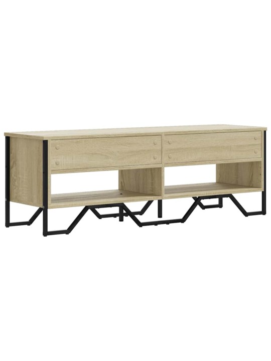 Tv skapītis, ozolkoka krāsa, 122x34x41 cm, inženierijas koks