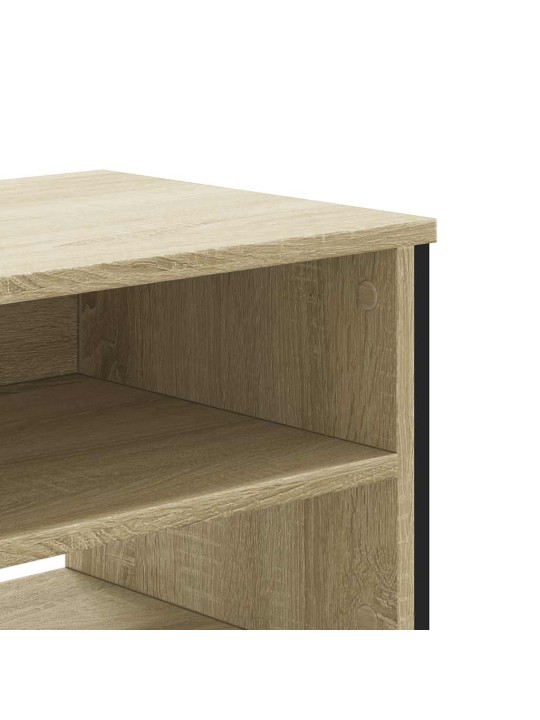 Tv skapītis, ozolkoka krāsa, 122x34x41 cm, inženierijas koks