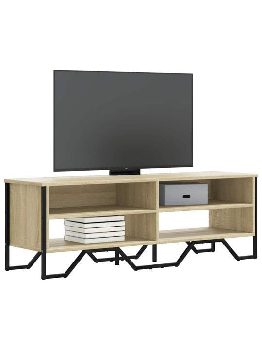 Tv skapītis, ozolkoka krāsa, 122x34x41 cm, inženierijas koks