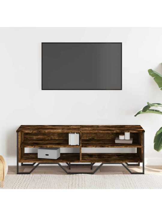Tv skapītis, ozolkoka krāsa, 122x34x41 cm, inženierijas koks