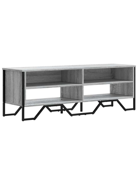 Tv skapītis, pelēka ozola, 122x34x41 cm, inženierijas koks