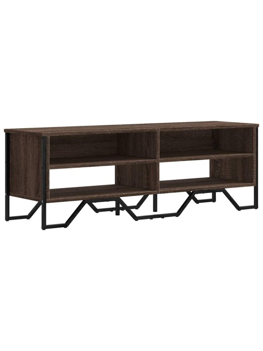 Tv skapītis, brūna ozolkoka, 122x34x41 cm, inženierijas koks