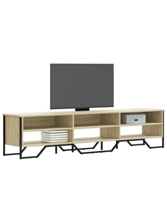 Tv skapītis, ozolkoka krāsa, 180x34x41 cm, inženierijas koks