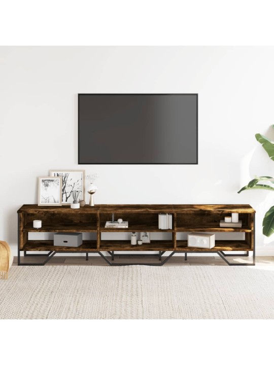 Tv skapītis, ozolkoka krāsa, 180x34x41 cm, inženierijas koks