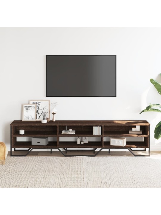 Tv skapītis, ozolkoka krāsa, 180x34x41 cm, inženierijas koks
