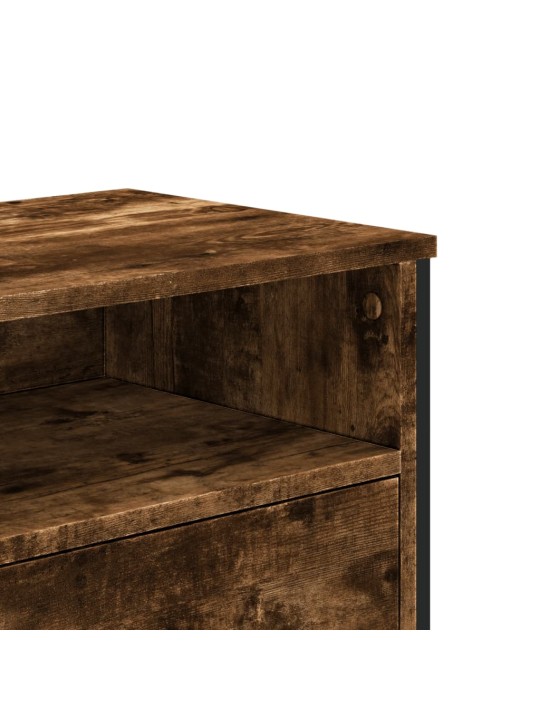 Tv skapītis, ozolkoka krāsa, 122x34x41 cm, inženierijas koks