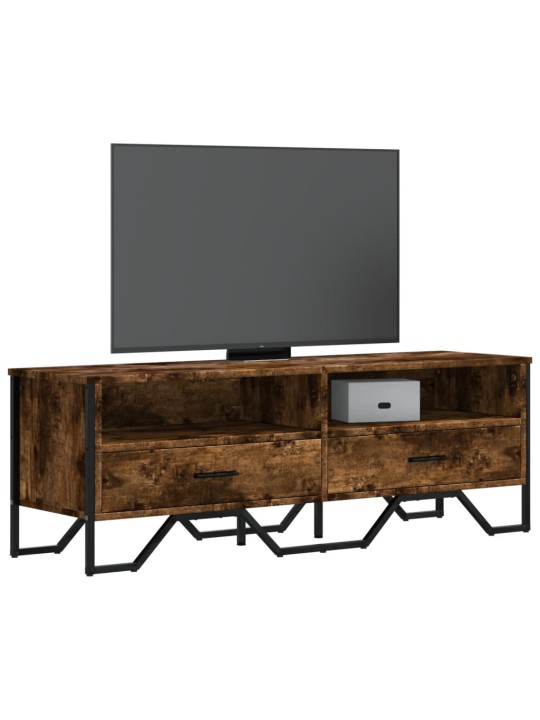 Tv skapītis, ozolkoka krāsa, 122x34x41 cm, inženierijas koks