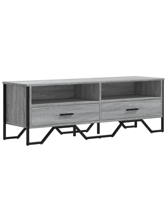 Tv skapītis, pelēka ozola, 122x34x41 cm, inženierijas koks
