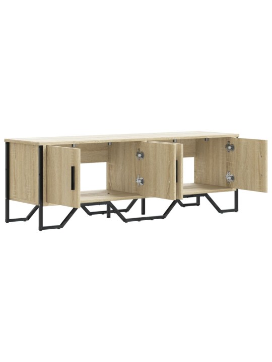 Tv skapītis, ozolkoka krāsa, 122x34x41 cm, inženierijas koks