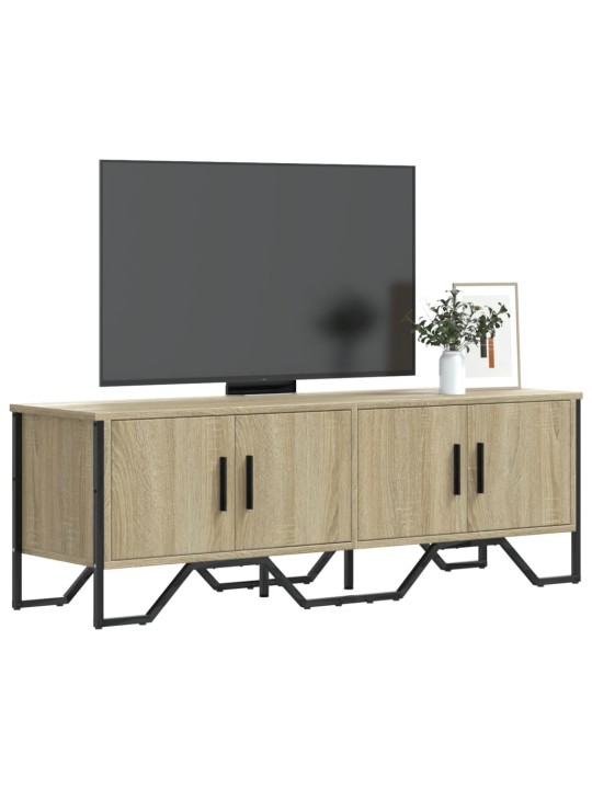 Tv skapītis, ozolkoka krāsa, 122x34x41 cm, inženierijas koks