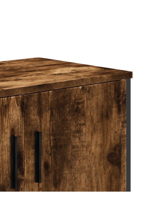 Tv skapītis, ozolkoka krāsa, 122x34x41 cm, inženierijas koks