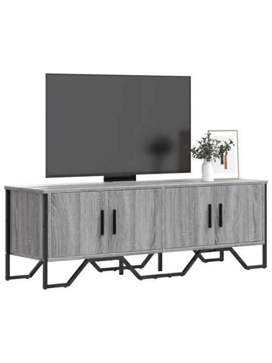 Tv skapītis, pelēka ozola, 122x34x41 cm, inženierijas koks