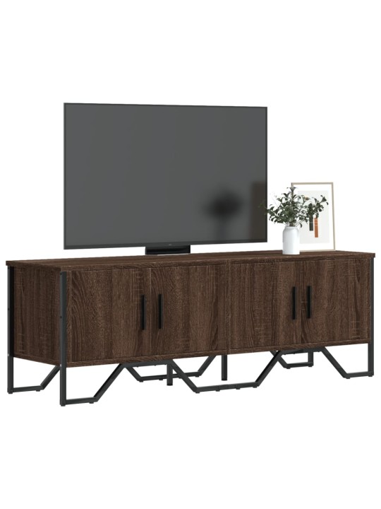 Tv skapītis, brūna ozolkoka, 122x34x41 cm, inženierijas koks