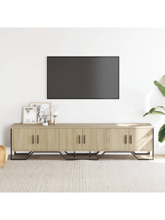 Tv skapītis, ozolkoka krāsa, 180x34x41 cm, inženierijas koks