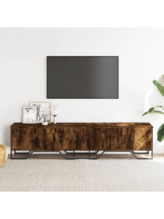 Tv skapītis, ozolkoka krāsa, 180x34x41 cm, inženierijas koks