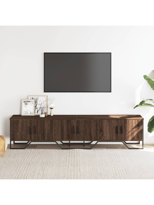 Tv skapītis, ozolkoka krāsa, 180x34x41 cm, inženierijas koks