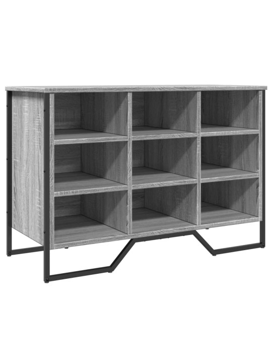 Apavu skapis, pelēka ozolkoka, 90x38x61,5 cm, inženierijas koks