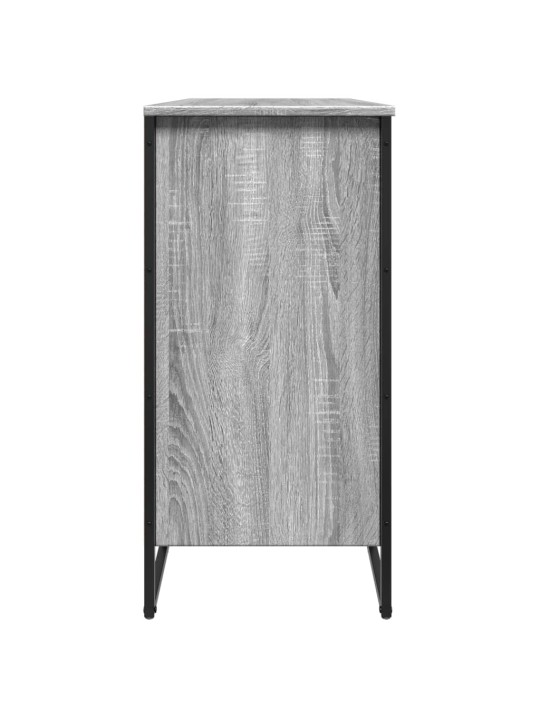 Apavu plaukts, pelēka ozola, 80x38x78 cm, inženierijas koks