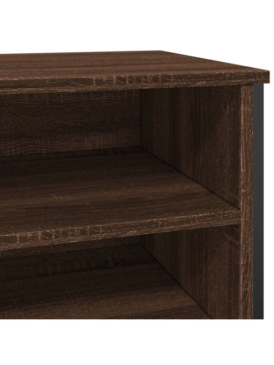 Apavu plaukts, ozolkoka krāsa, 80x38x78 cm, inženierijas koks