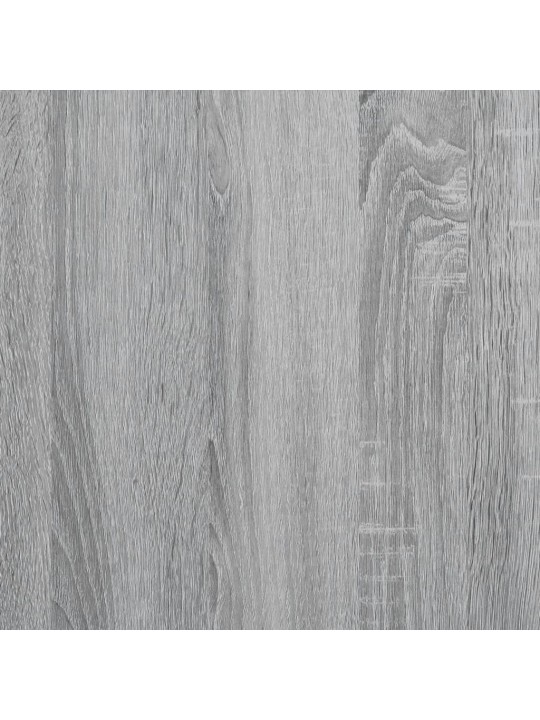 Drēbju skapis, pelēka ozola, 90x50x180 cm, inženierijas koks