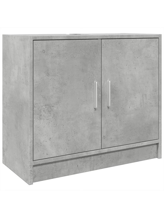Izlietnes skapītis, betonpelēks, 63x29x55 cm, inženierijas koks