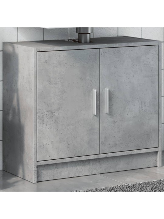 Izlietnes skapītis, betonpelēks, 63x29x55 cm, inženierijas koks