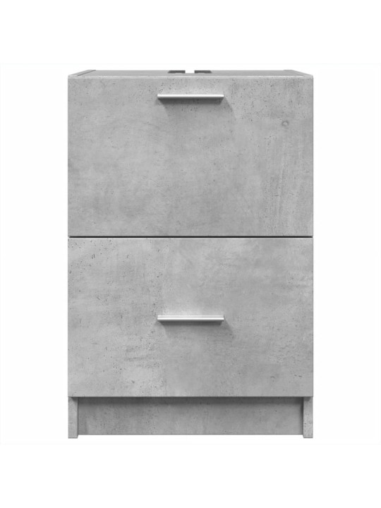 Izlietnes skapītis, betonpelēks, 40x37x59 cm, inženierijas koks