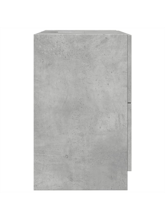 Izlietnes skapītis, betonpelēks, 59x37x59 cm, inženierijas koks