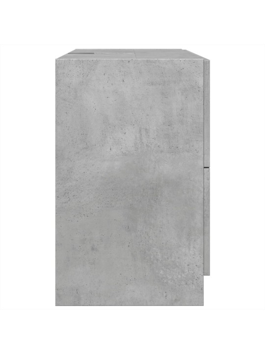 Izlietnes skapītis, betonpelēks, 78x37x59 cm, inženierijas koks