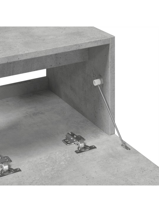 Izlietnes skapītis, betonpelēks, 78x37x59 cm, inženierijas koks
