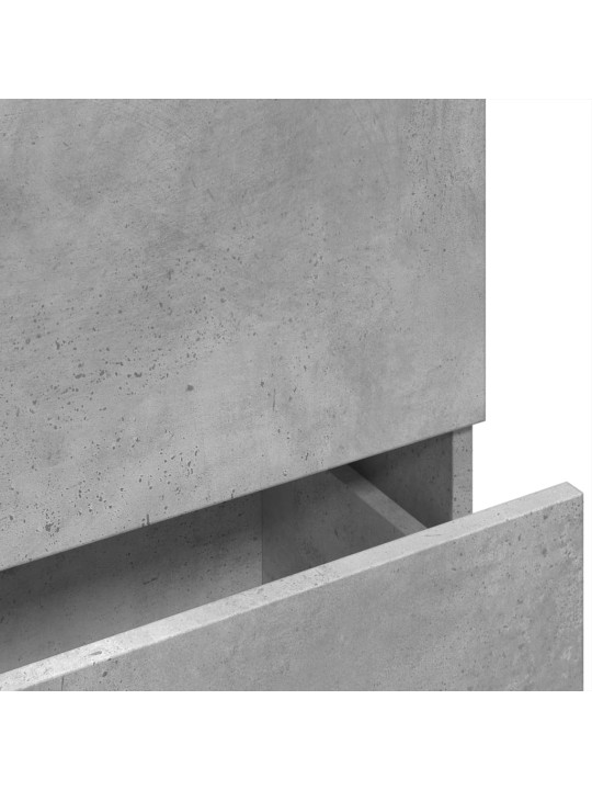 Izlietnes skapītis, betonpelēks, 78x37x59 cm, inženierijas koks