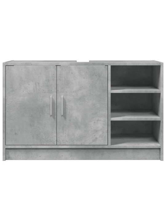 Izlietnes skapītis, betonpelēks, 90x29x55 cm, inženierijas koks