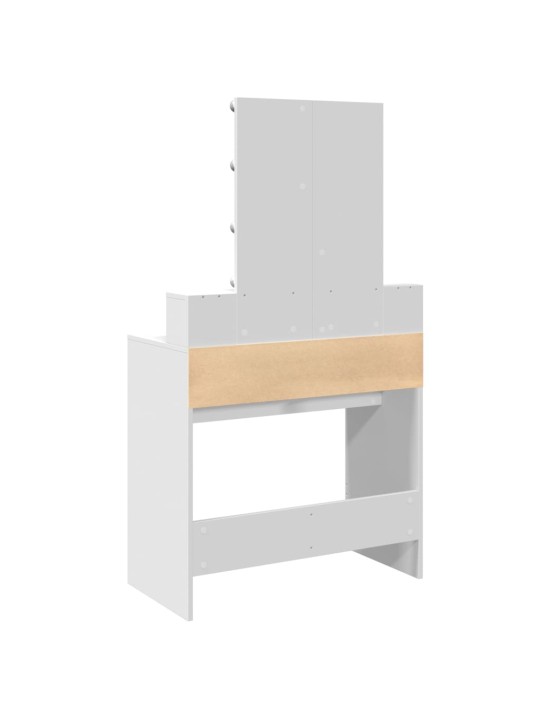 Spoguļgaldiņš ar led, 80x41x144,5 cm, balts