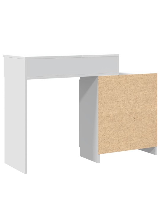 Spoguļgaldiņš ar led, 115x37x110,5 cm, balts