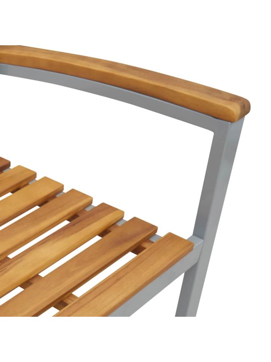 Dārza krēsls 8 pcs brūna 56 x 57 x 87cm akācijas masīvkoks