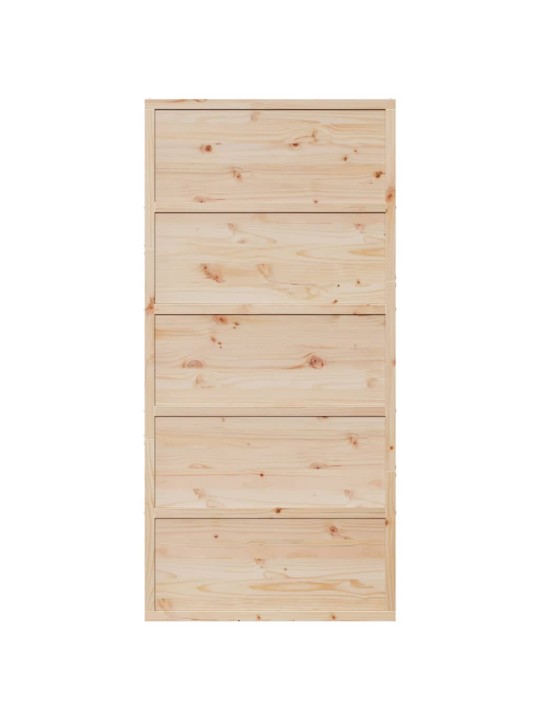 Šķūņa durvis, 100x208 cm, priedes masīvkoks