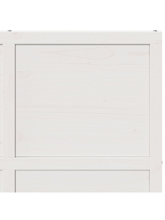 Šķūņa durvis, baltas, 100x208 cm, priedes masīvkoks