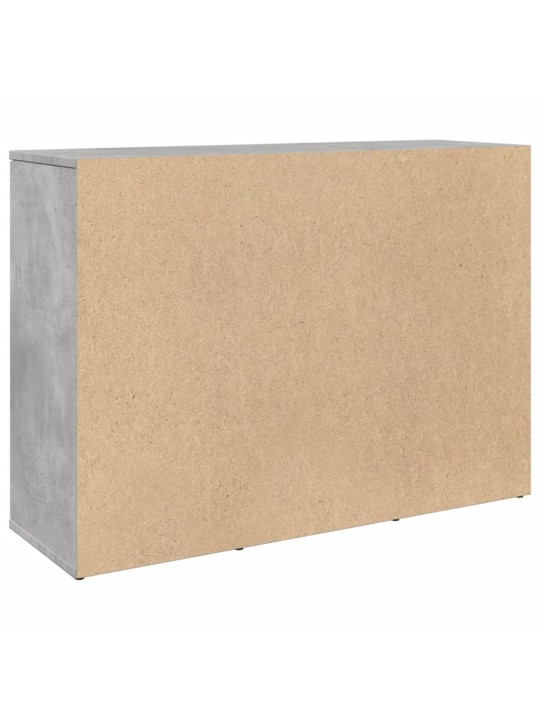 Kumode, betona pelēka, 90,5x29,5x65 cm, inženierijas koks