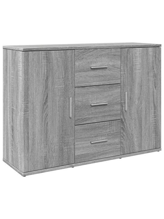 Kumode, pelēka ozolkoka, 90,5x29,5x65 cm, inženierijas koks
