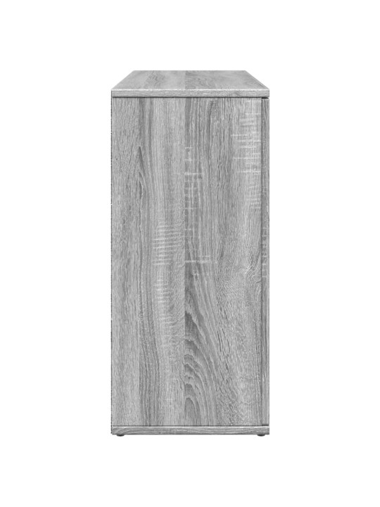 Kumode, pelēka ozolkoka, 90,5x29,5x65 cm, inženierijas koks