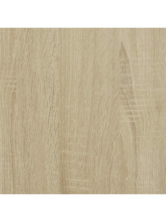 Naktsskapītis sonoma ozols 60x31x60 cm inženierijas koks metāls