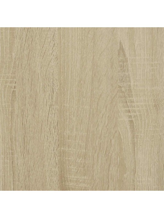 Galdiņš, ozola krāsa, 100x50x35 cm, inženierijas koks, metāls