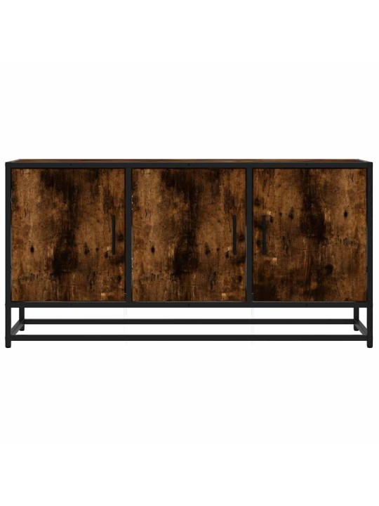 Tv skapītis ozola krāsa 100x35x50 cm inženierijas koks metāls