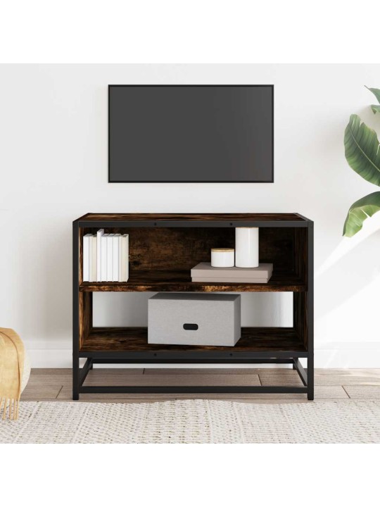 Tv skapītis, ozola, 61x40x46 cm, inženierijas koks, metāls